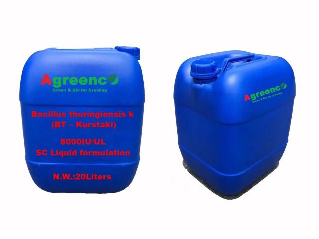Bio-Insecticide Bacillus thuringiensis k (BT – Kurstaki),Agreenco Bio Tech Co.,LTD