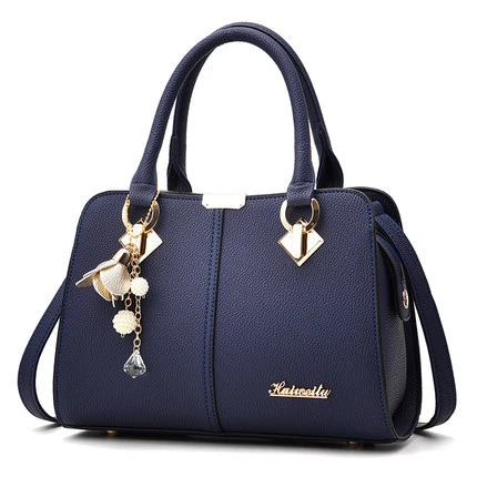 Leather women's bag new leather mother's bag fashion lady's handbag shoulder Messenger bag middle-aged women's bag trend