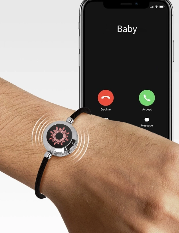 totwoo smart couple bracelet flash vibration remote love artifact induction interactive bracelet bracelet lover gift remote APP remote control