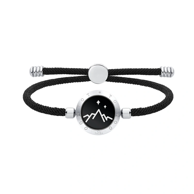 Vibration-sensitive bracelet smart interactive long-distance love band gift to his wife