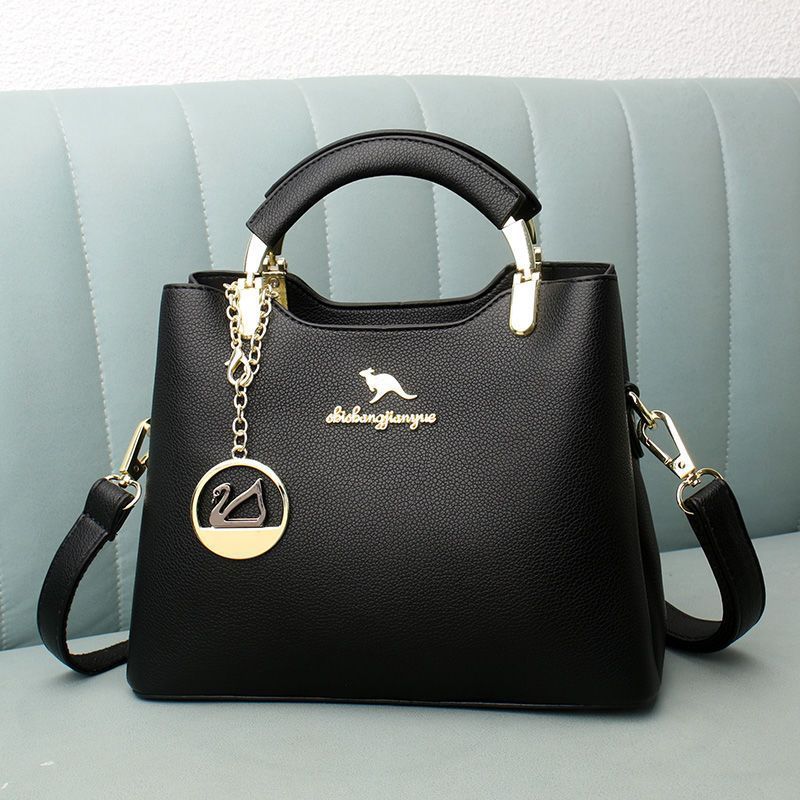 Genuine leather fashion simple women's bag new all-match atmosphere cowhide soft leather messenger tote bag shoulder handbag
