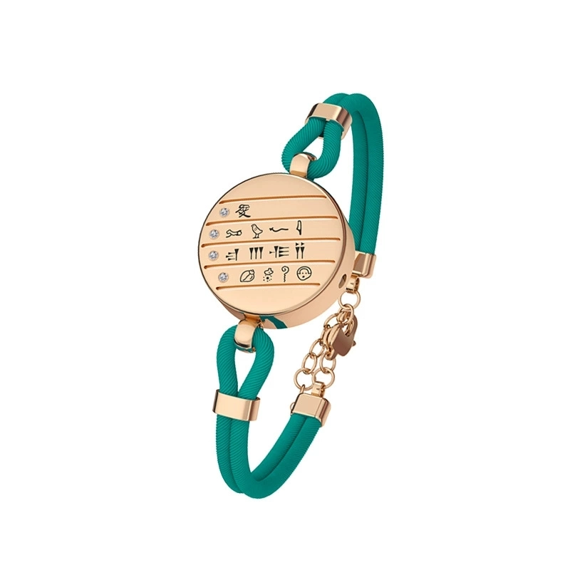 Couple bracelets a pair of induction vibration bracelets totwoo long-distance love sensors heart-to-heart smart bracelet