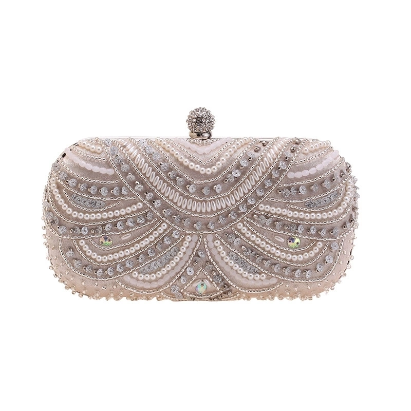 Ladies Clutch Embroidery Diamond Evening Bag Party Dress Bag Bridal Clutch