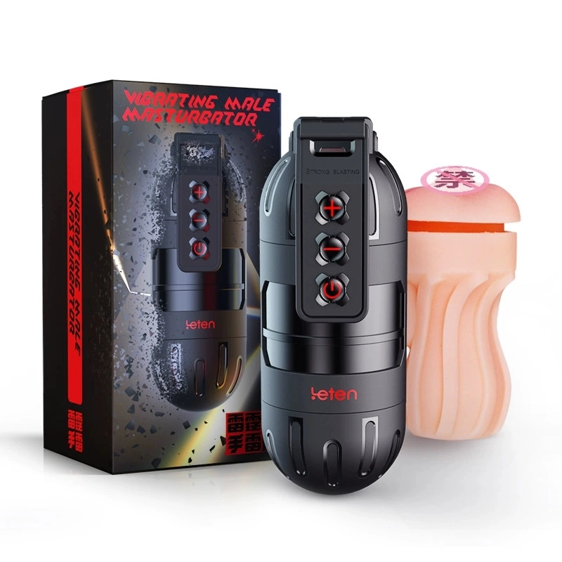 Thunder grenade detonation smart APP sounding aircraft cup male electric masturbation device adult sex toys