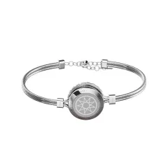 Men&#039;s-silver-battery Flash single