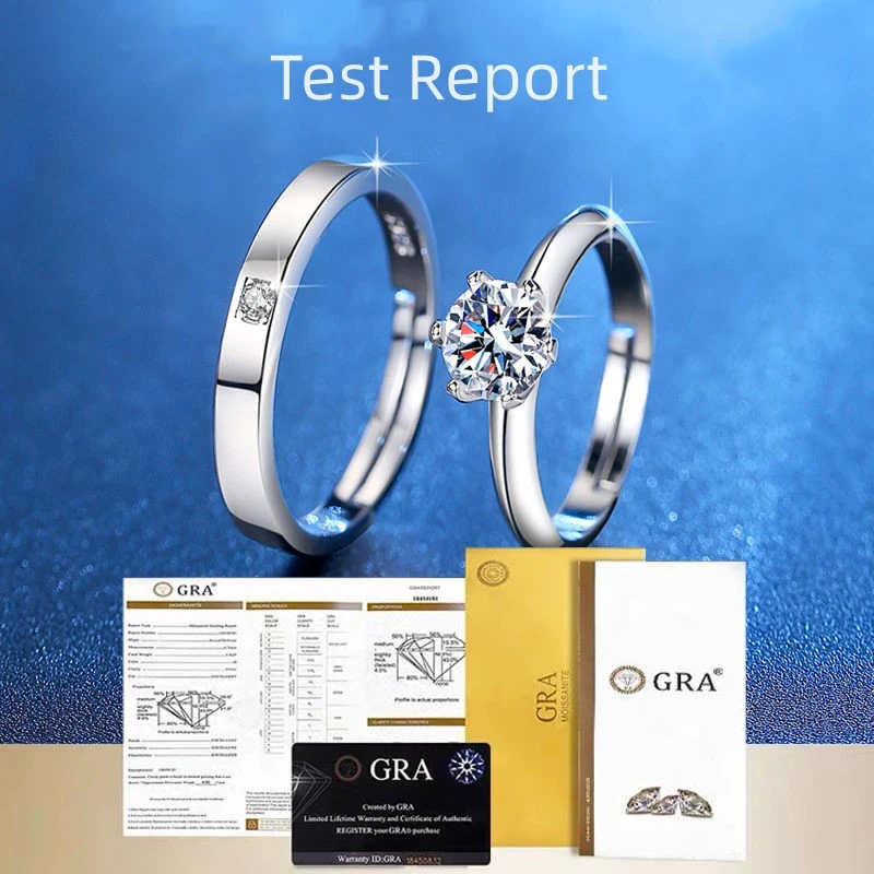 Couple Rings Pair of Wedding Rings Pair of Rings Wedding Ceremony Diamond Rings Simple Style