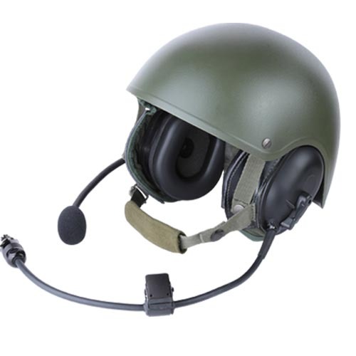 CVC helmet headset with dynamic flexible microphone