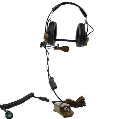 Miltary Headset Microphone H-161F/GR