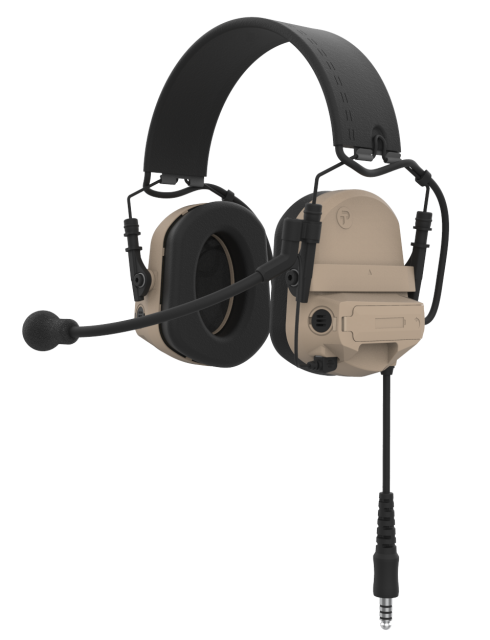 ARC Tactical rear Rail Attached Communication Headset