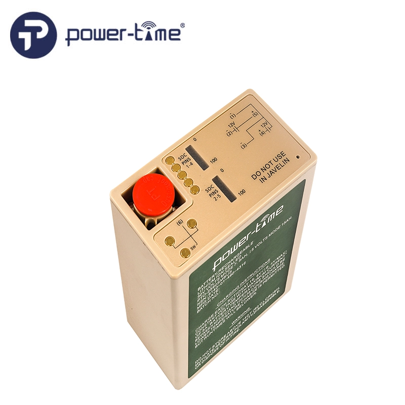 BB-2590 Lithium-Ion battery pack, tan housing, dual voltage 14.4V and 28.8V