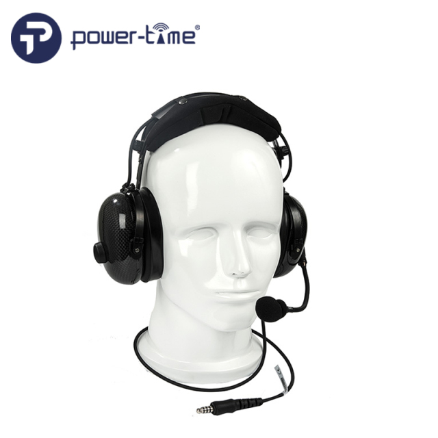 Helicopter passive noise-cancelling headset