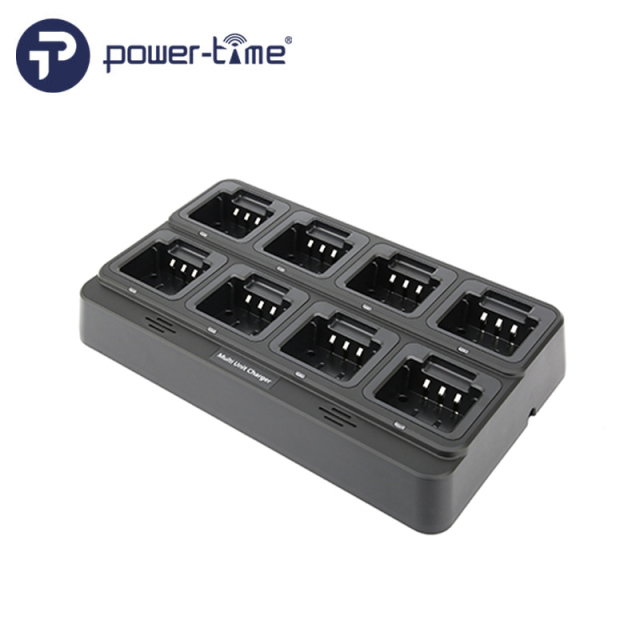 Rugged 8-Way Rapid Charger for Aselsan 3700 3710 radios