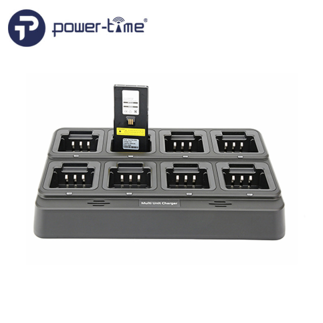 Rugged 8-Way Rapid Charger for Aselsan 3700 3710 radios