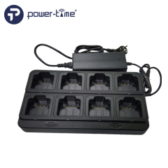 Rugged 8-Way Rapid Charger for Aselsan 4411 4700 radios