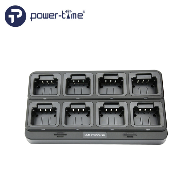 Rugged 8-Way Rapid Charger for Aselsan 3700 3710 radios