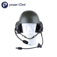 CVC helmet headset with dynamic flexible microphone