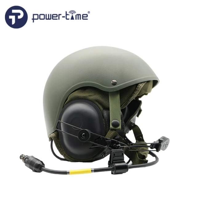 DH-132 CVC helmet headset with cordset and connector