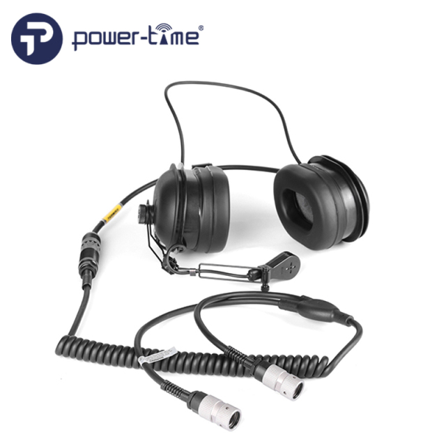 MK-1697 Headset with Y cable 2 U229/U connector for DH-132 helmet