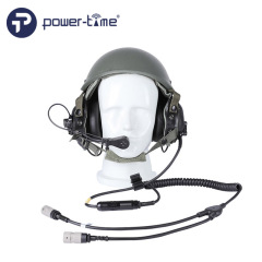DH-132 CVC helmet headset with Y cable 2 U229/U connector