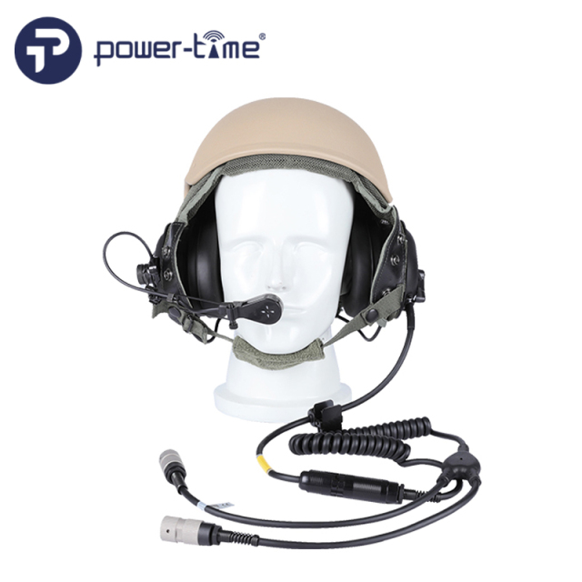 DH-132 CVC helmet headset with Y cable 2 U229/U connector