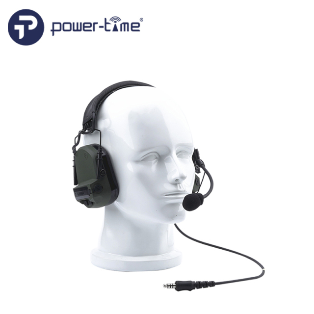 Lightweight tactical over-the-ear hearing protection headset