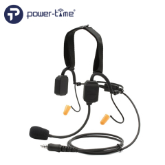 Tactical Bone Conduction SWAT Headset Boom Mic