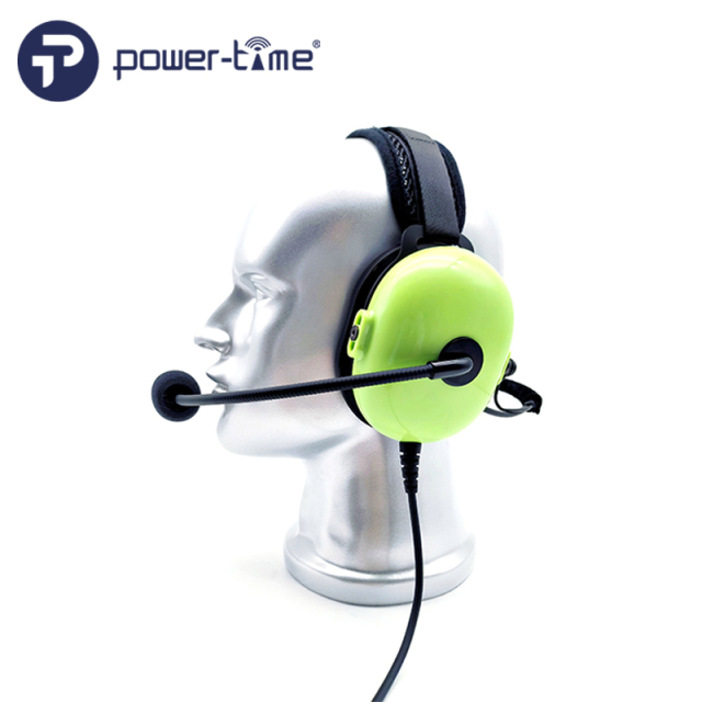 Noise reduction aviation headset SNR 28dB