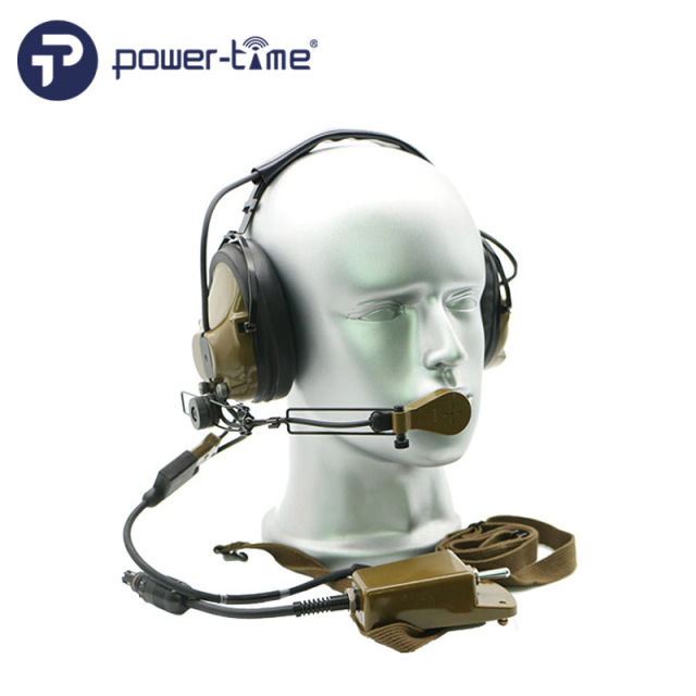 Miltary Headset Microphone H-161F/GR