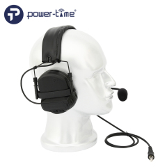 Military-grade tacical communication headset  easy interchangeable