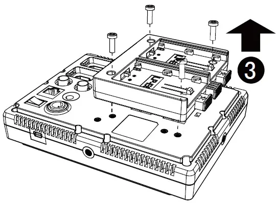 Uninstall Battery Plate from the Monitor-MustHD M601 Field Monitor