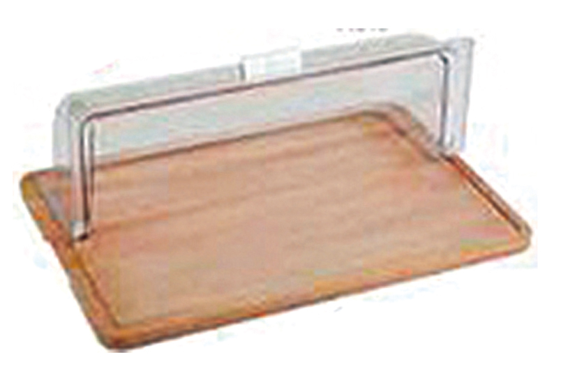 Food display board with acrylic cover