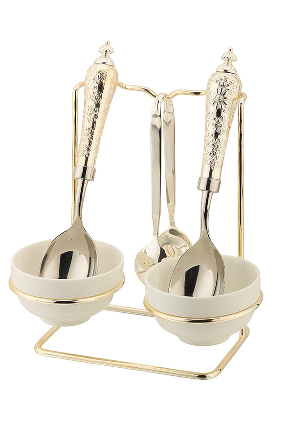 Middle eastern style Serving spoon and tong set