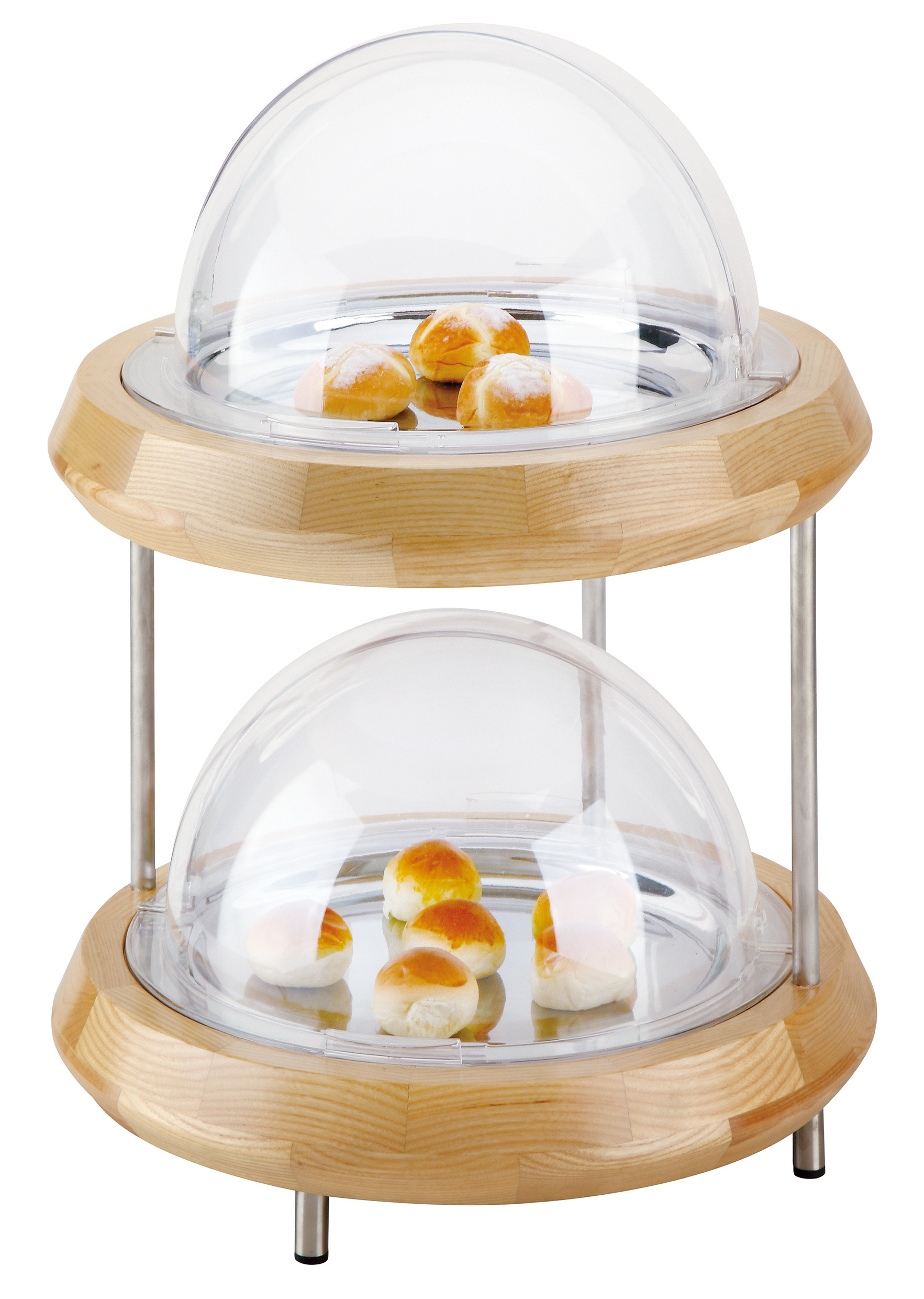 Food display board with acrylic cover