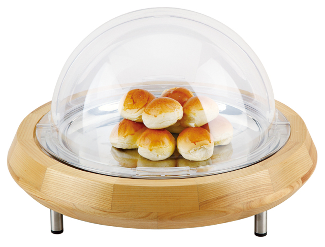 Food display board with acrylic cover