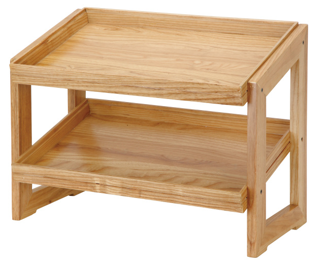 Wooden food display sets