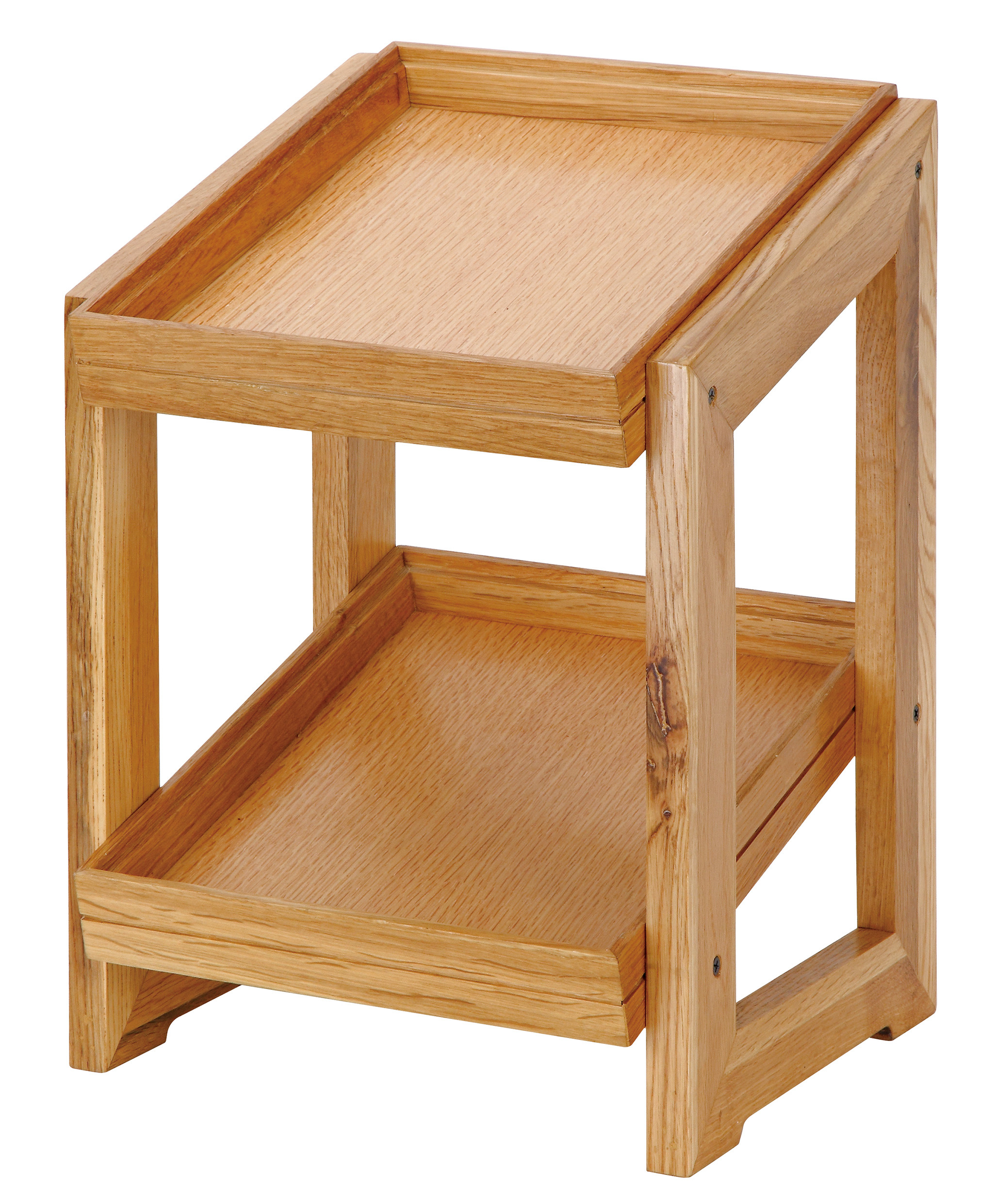 Wooden food display sets