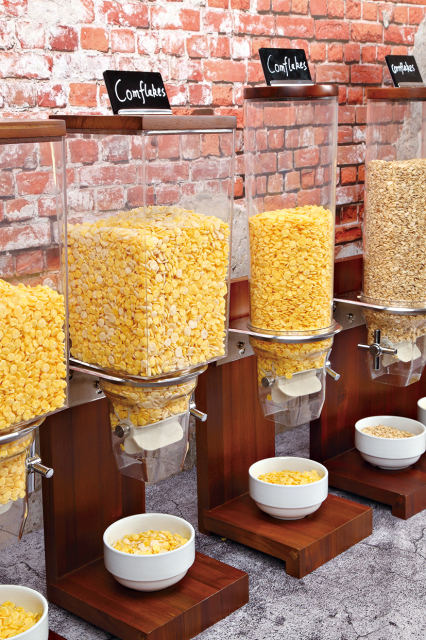 Cereal oat meal dispensers