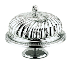 Food Plate Ouzi plate with Cloche Dome Cover