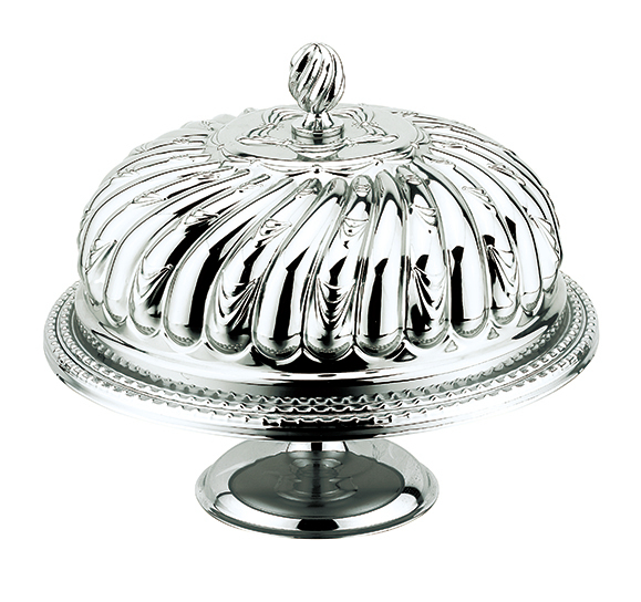 Food Plate Ouzi plate with Cloche Dome Cover