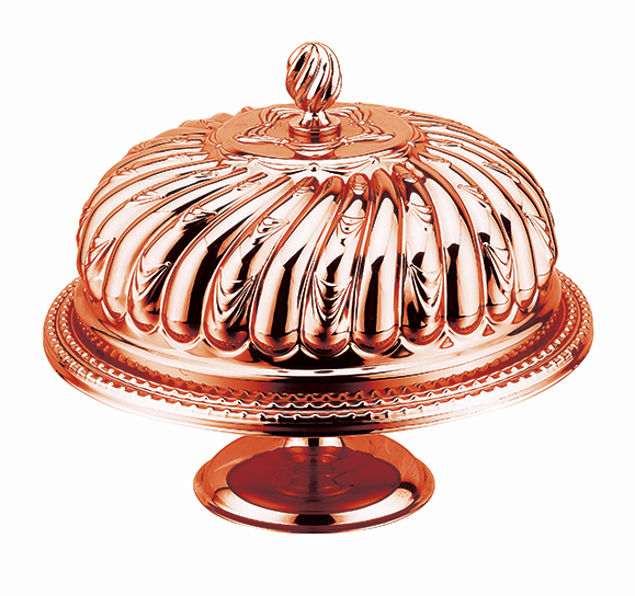 Food Plate Ouzi plate with Cloche Dome Cover