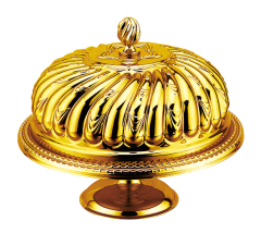 Food Plate Ouzi plate with Cloche Dome Cover