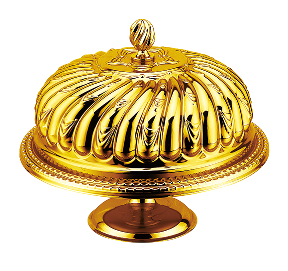 Food Plate Ouzi plate with Cloche Dome Cover