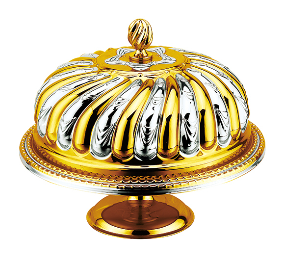 Food Plate Ouzi plate with Cloche Dome Cover