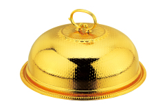 Food Plate Ouzi plate with Cloche Dome Cover