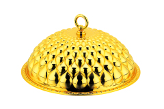 Food Plate Ouzi plate with Cloche Dome Cover