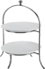 Dessert stand w/ ceamic plate