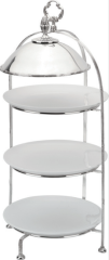 Dessert stand w/ ceamic plate