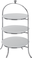 Dessert stand w/ ceamic plate