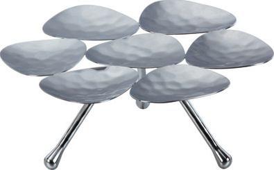 Dessert stand w/ ceamic plate