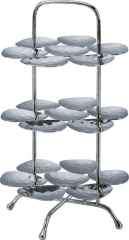 Dessert stand w/ ceamic plate